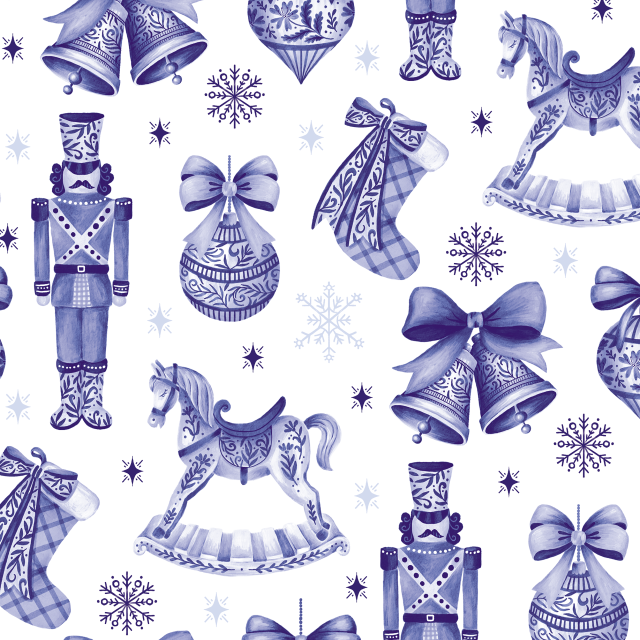 Wholesale Rockin Horse Christmas Gift Wrap