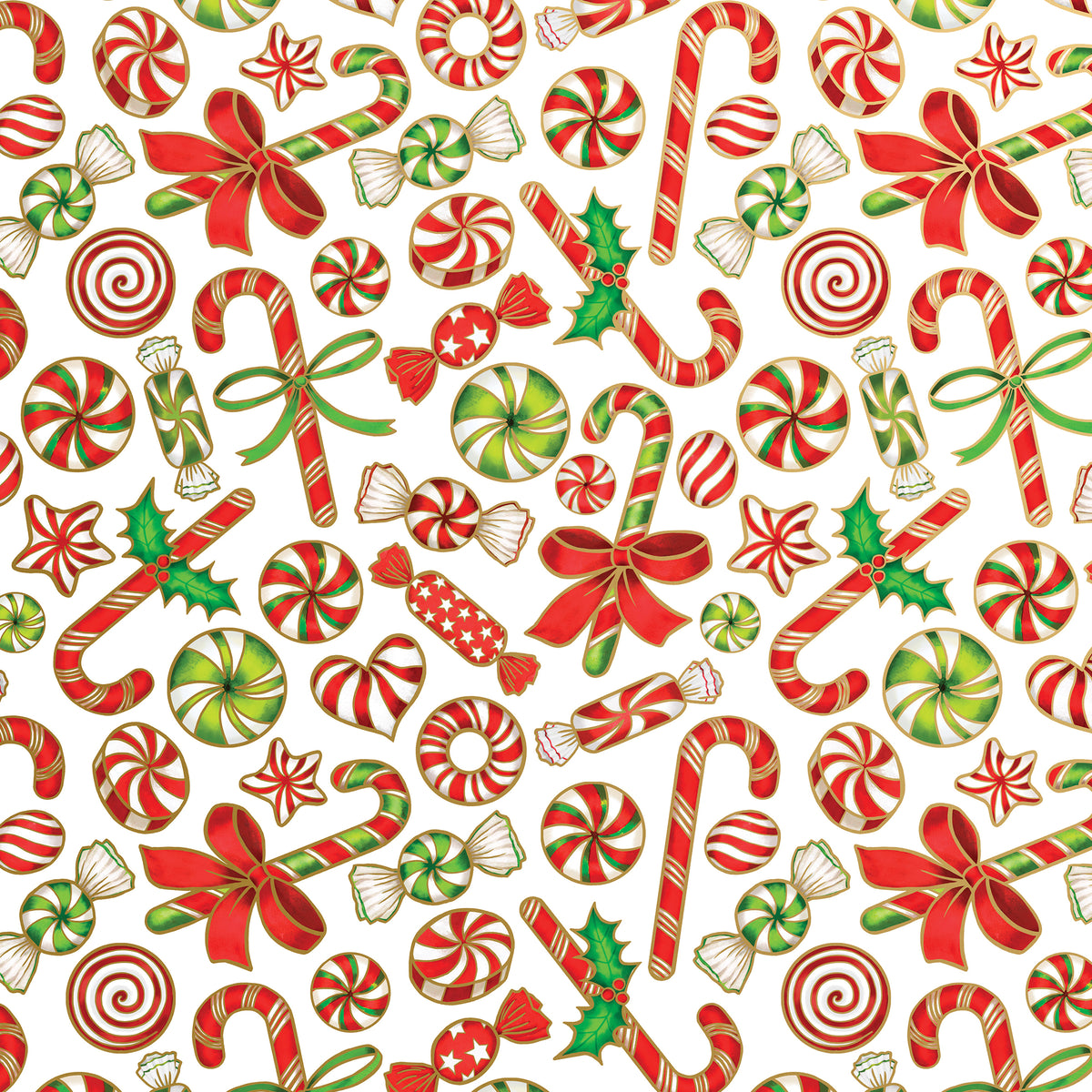 Wholesale Candy Party Christmas Gift Wrapping Paper.