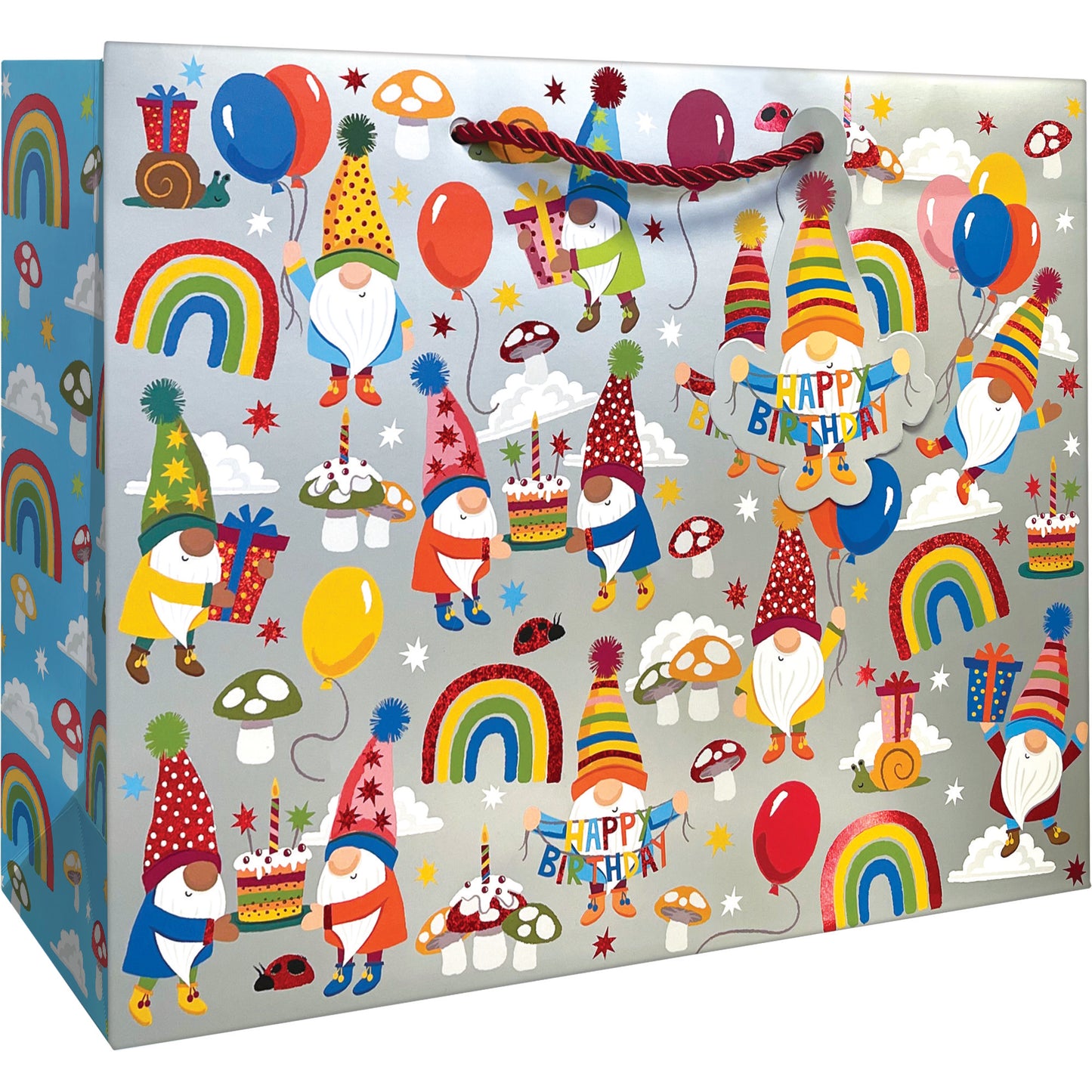Gnomes Large Tote Shopper