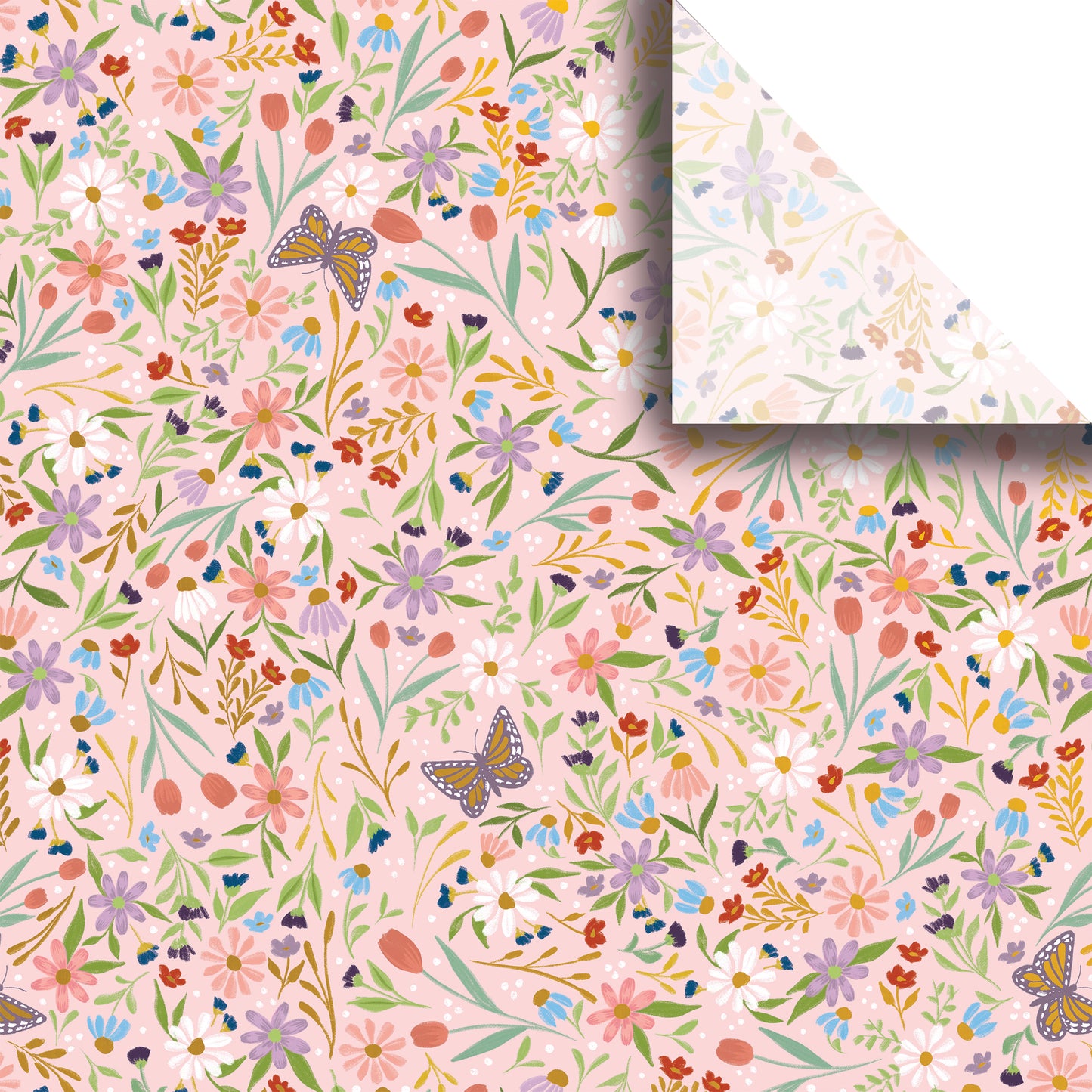 Delicate Floral Premium Printed Tissue By Jillson Roberts USA