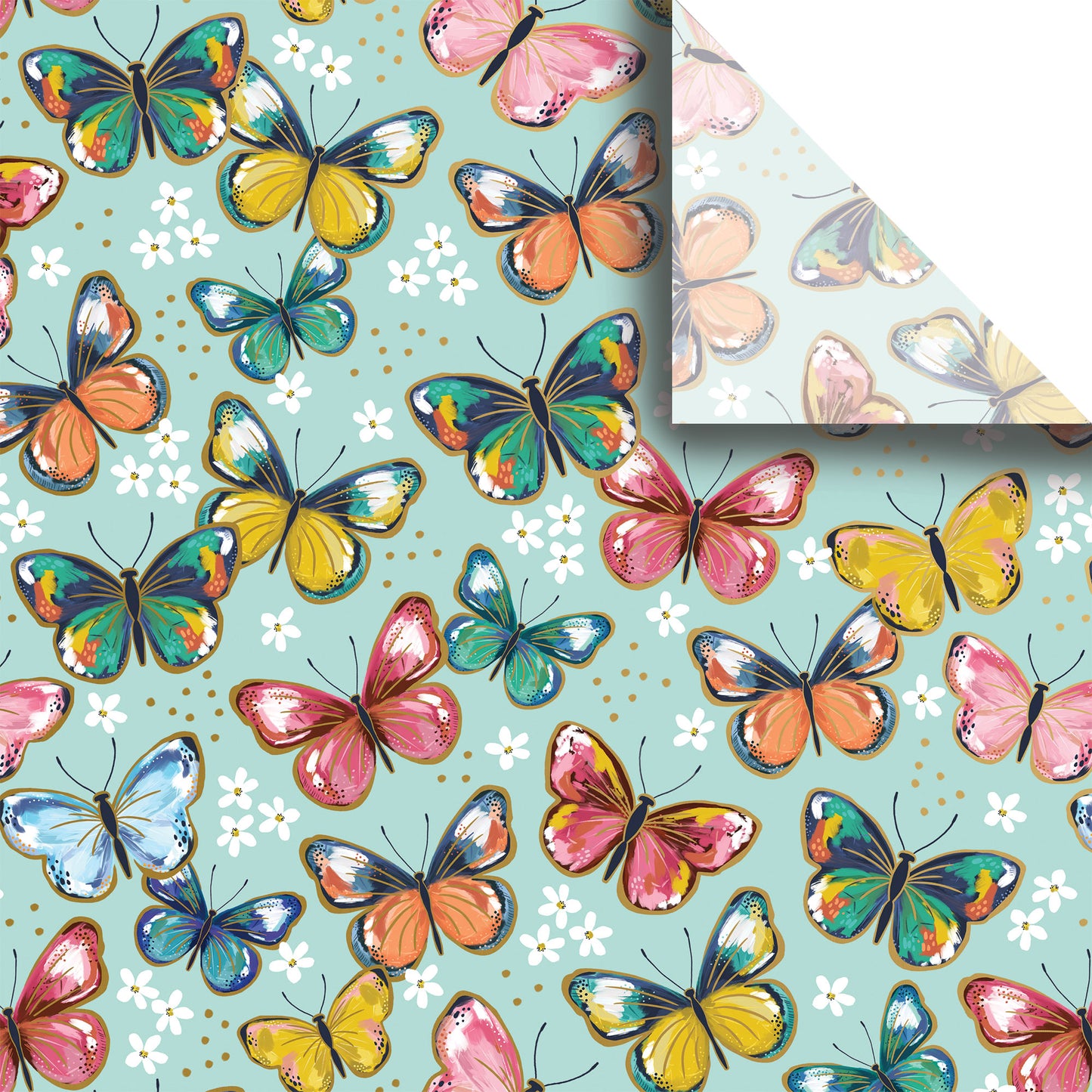 Colorful Butterfly Premium Printed Tissue By Jillson Roberts