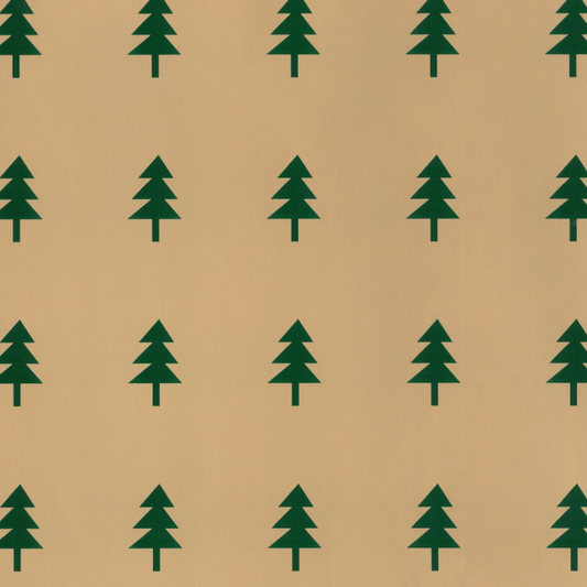 GREEN MINI TREES SULLIVAN'S VALUE PACK BUDGET GIFT WRAP ROLLS. VAL5015