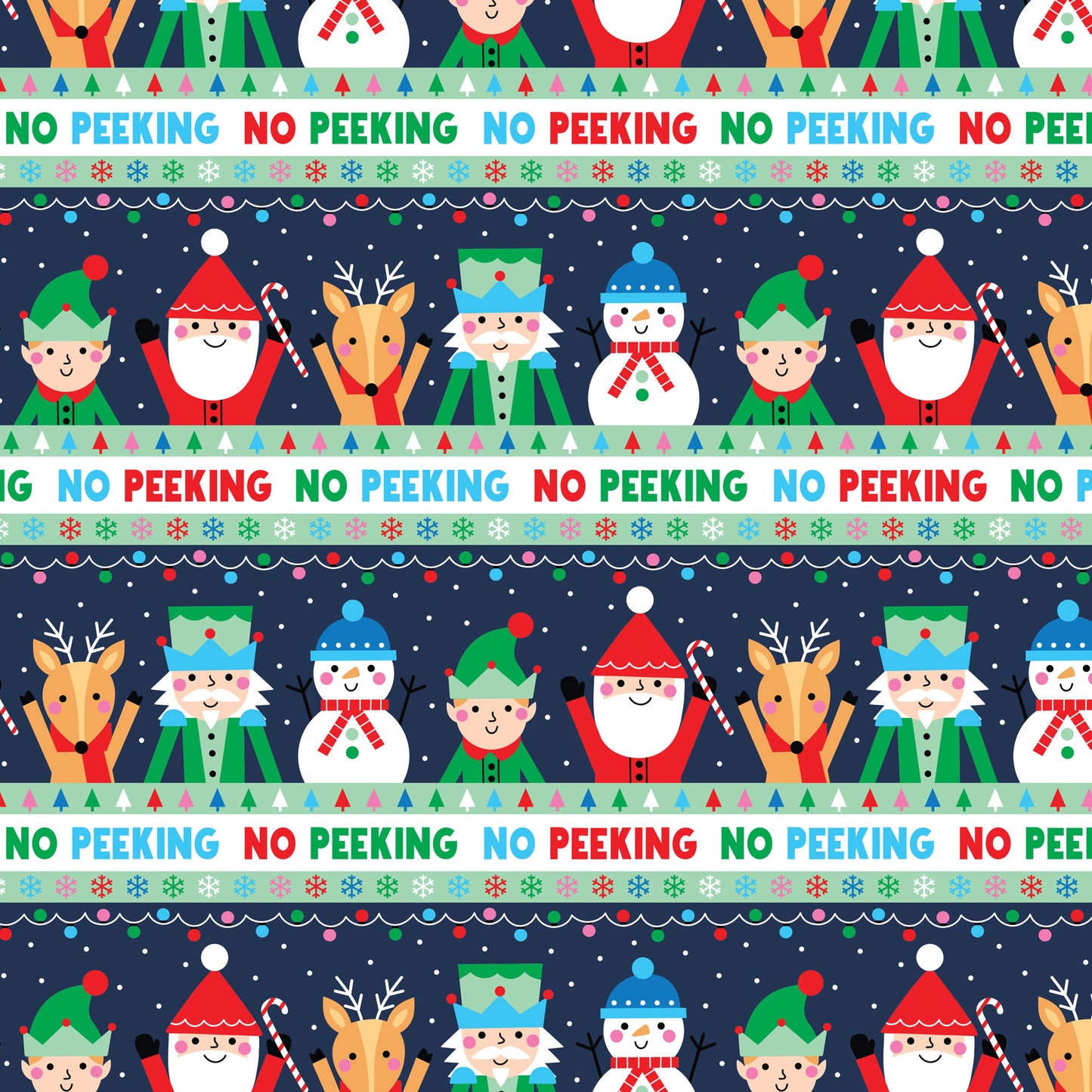 No Peeking Christmas Gift Wrapping Papers.