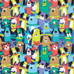 DOG BUDDIES CHILDRENS & BIRTHDAY GIFT WRAP  BY JILLSON ROBERTS USA