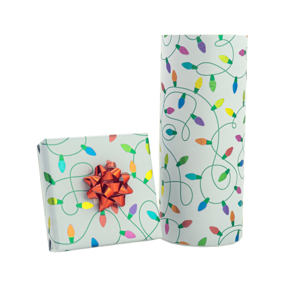JEWELERS ROLL  PREMIUM GIFT WRAP  " HOLIDAY LIGHTS "