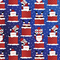 HERE COME SANTA CHRISTMAS GIFT WRAP ROLL BY JILLSON ROBERTS USA  XB532.