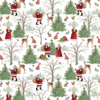 WOODLAND WONDER XMAS WRAP BY JILLSON ROBERTS USA  XB 793