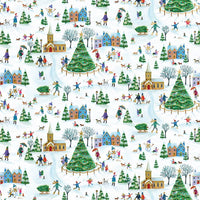 Christmas Village Gift Wrap