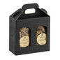 NERO 2 WINDOW ITALIAN FOOD JAR CARRIER  100 PER CASE  POR4NER