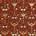 HOLIDAY DAMASK CHRISTMAS GIFT WRAP BY JILLSON ROBERTS USA  XB 844.