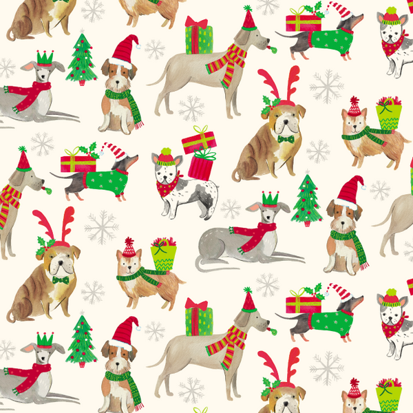 SULLIVAN'S CHRISTMAS PETS GIFT WRAP USA GW 9490.