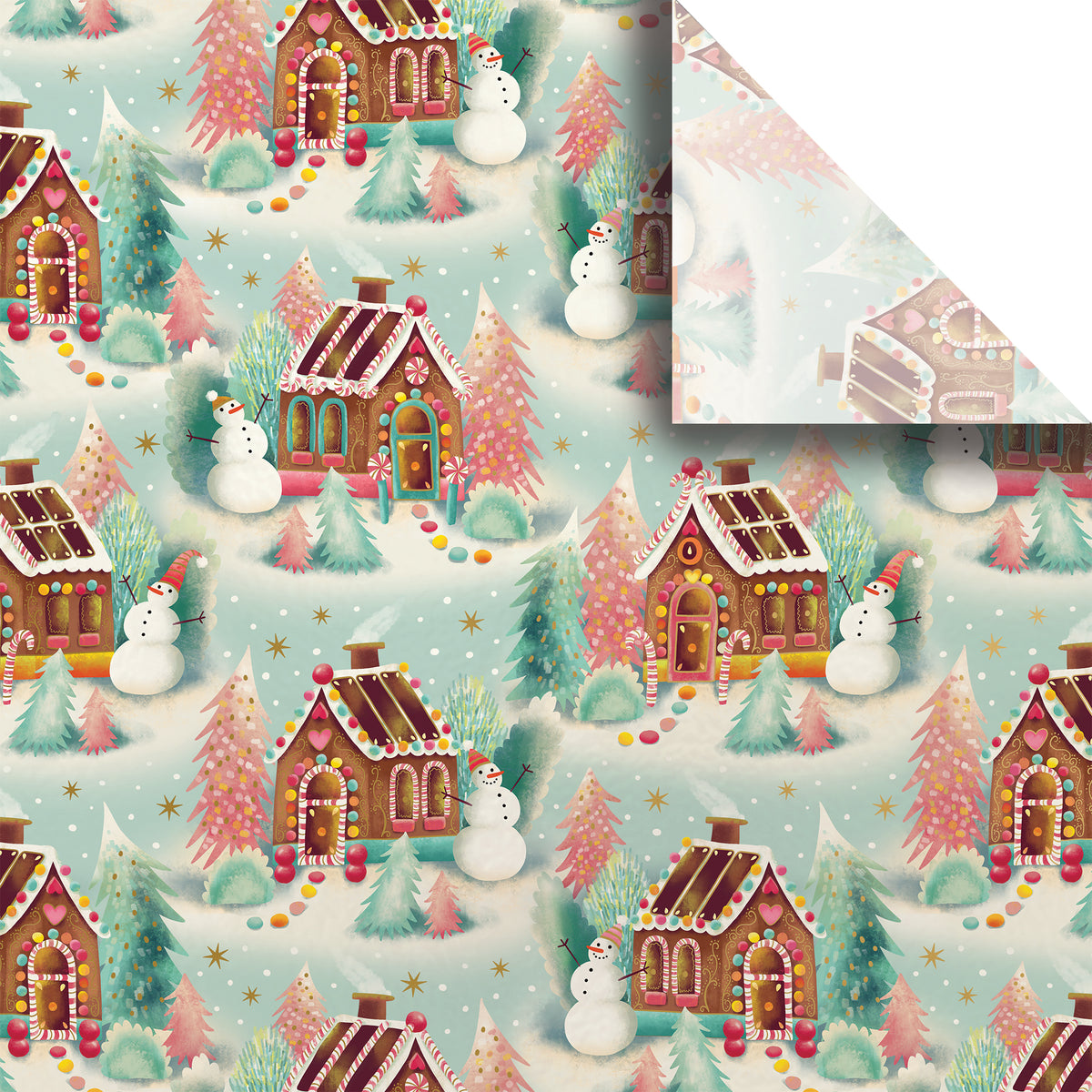 Wholesale Christmas Printed Tissue  Gingerbread Dreams