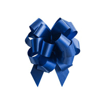 Royal Blue Italian Made Pom Pom Pull Bow