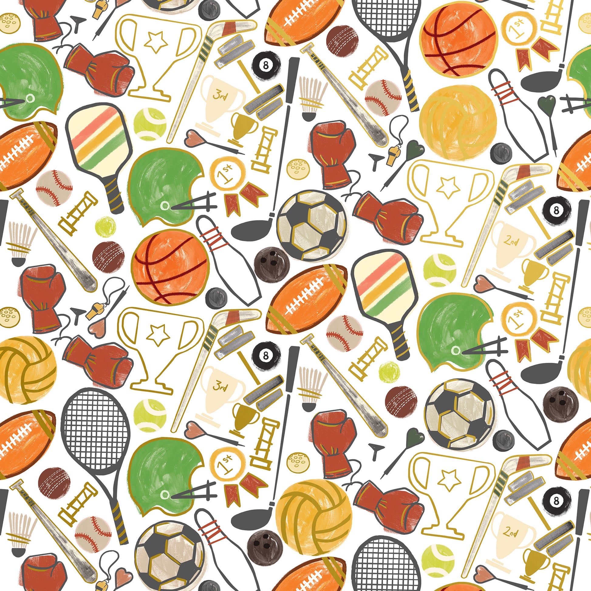 Bulk Wholesale Sportstime Gift Wrapping Rolls By Jillson Roberts USA.