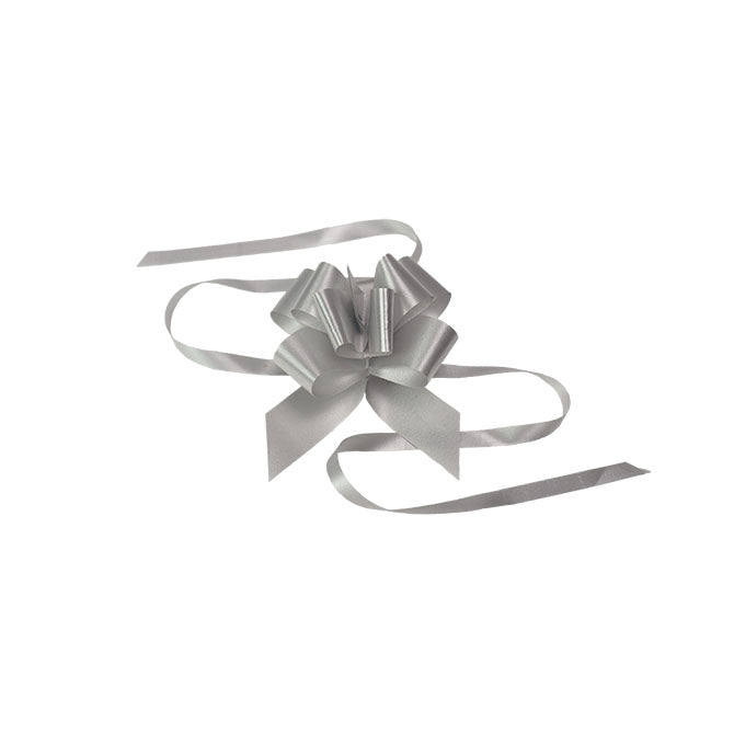 SILVER PULL BOW RIBBONS  PBSL