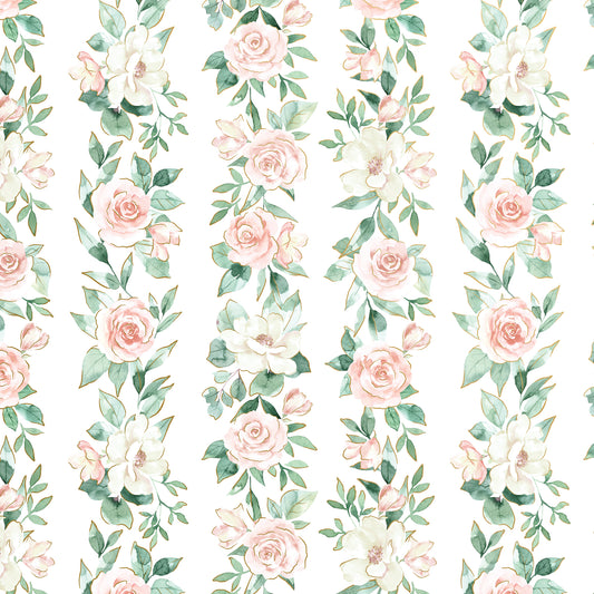 ELEGANT PINK ROSES GIFT WRAPPING PAPER  B 474