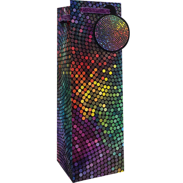 Jillson Roberts Disco Wine Bottle Bag