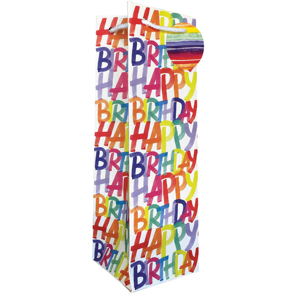 Jillson Happy Birthday Wine bag