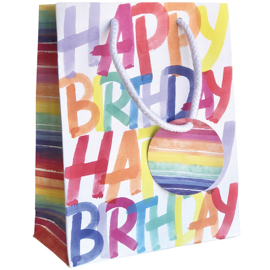 Small Happy Birthday Tote Bag