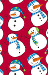 Snowy Snow Man Gift  Wrapping Papers USA