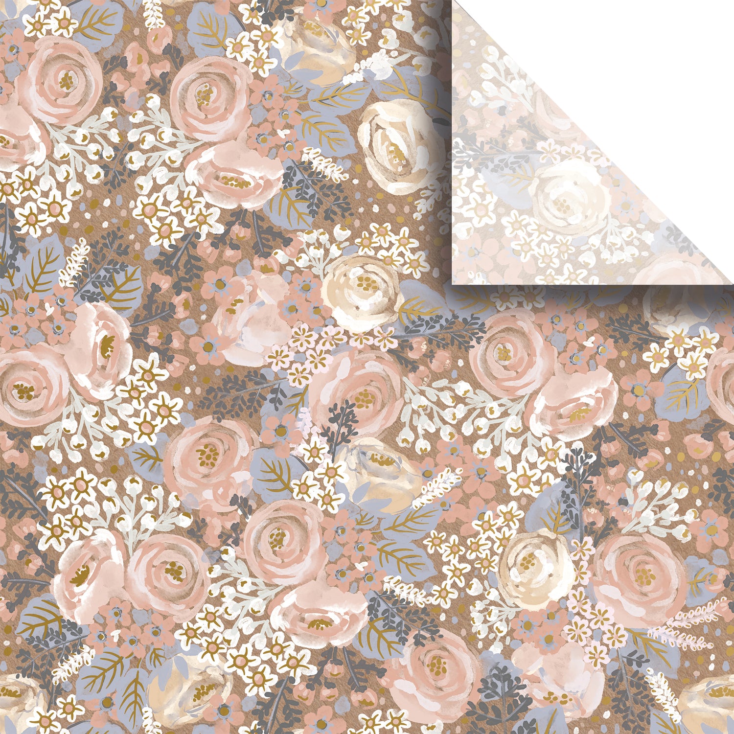 Wholesale Full Ream Bouquet Floral 20 X 30" Flat Tissue Paper Made By Jillson Roberts USA