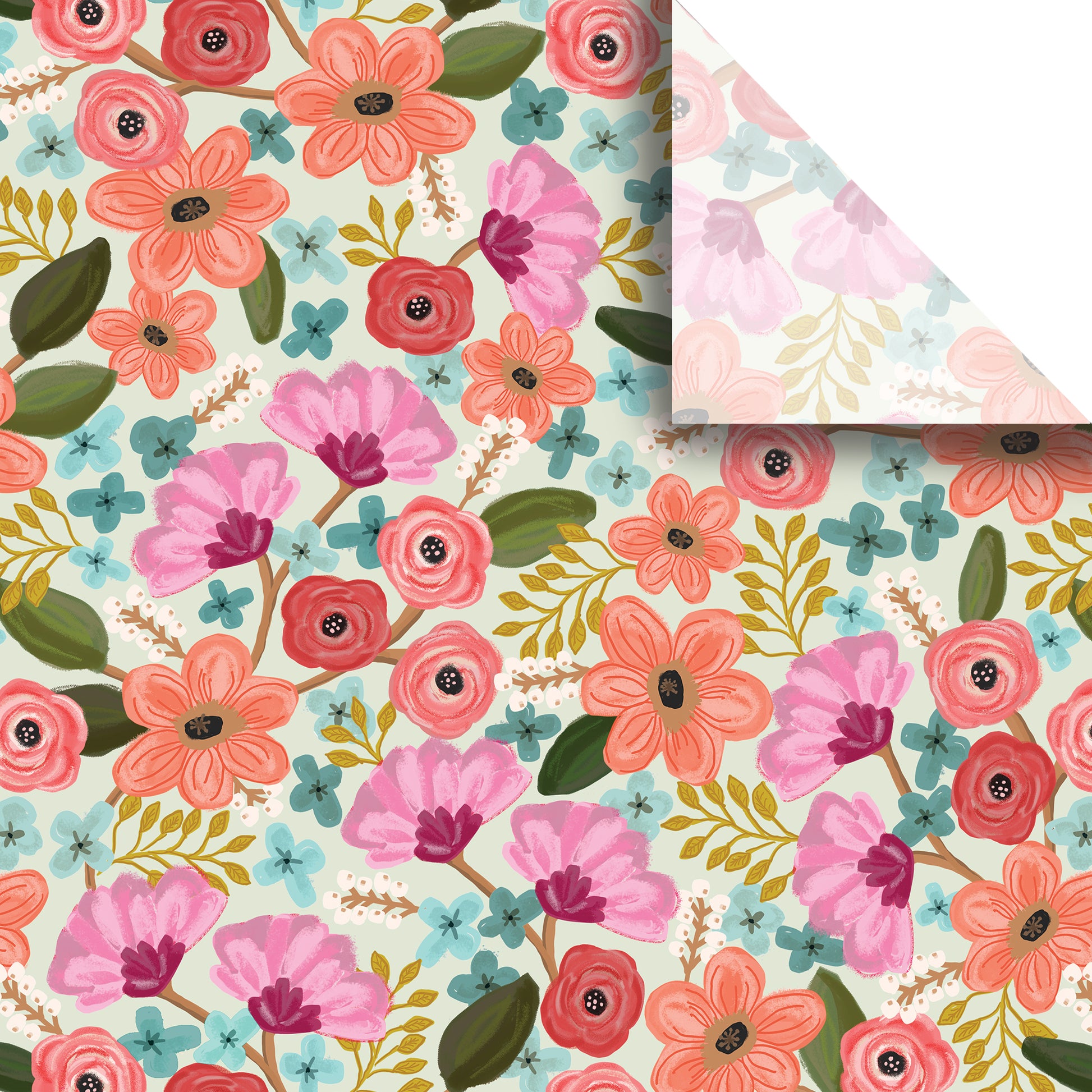 Floral Delight Premium Printed Tissue  By Jillson Roberts USA.