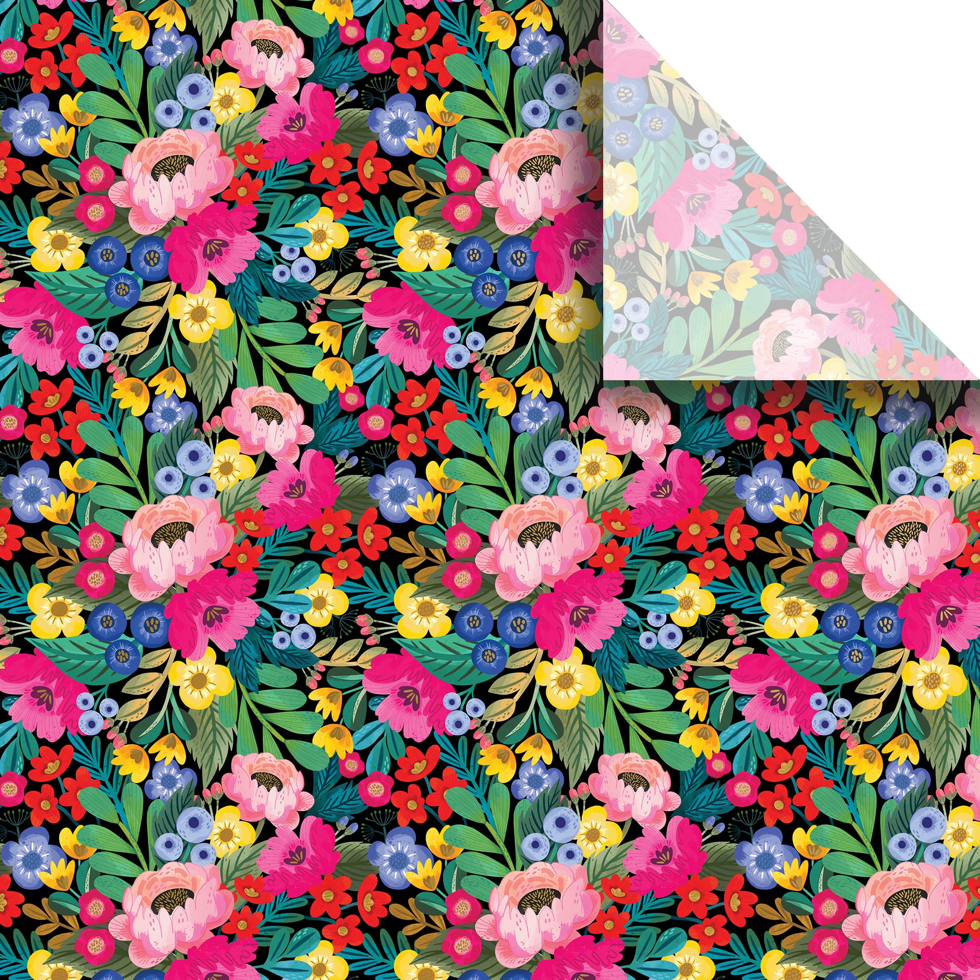 Floral Burst Premium Printed Tissue By Jillson Roberts USA.