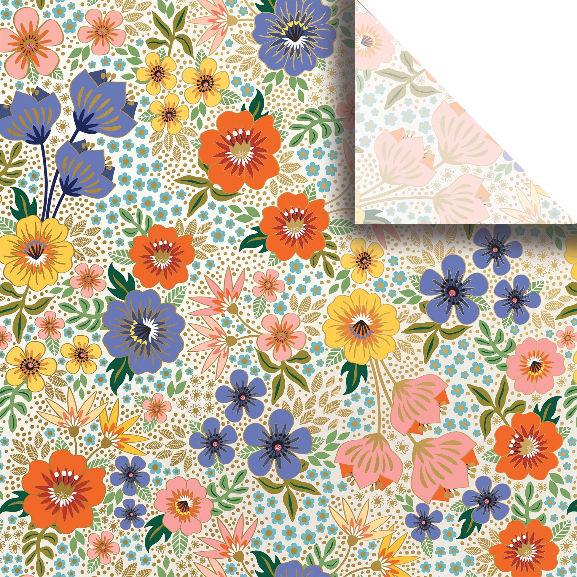 Garden Floral Premium Printed Tissue By Jillson Roberts USA.