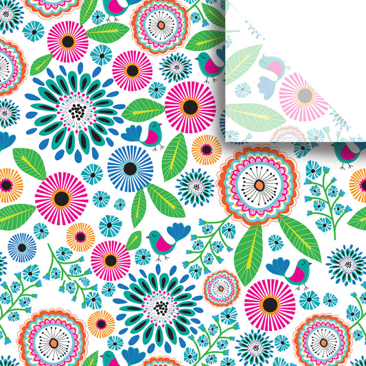 Pretty Petunia Premium Printed Tissue By Jillson Roberts USA.