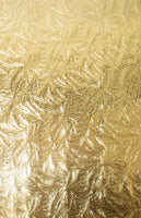 METALIZED GOLD AKITA PATTERN GIFT WRAP BY SULLIVAN PAPERS USA  GW 1559.