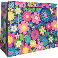 Large Dazzling Daisies Gift Tote Shopper By Jillson Roberts USA.