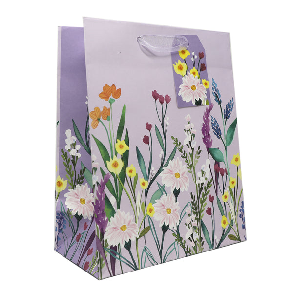 Secret Garden Floral Gift Tote Shopper By Jillson Roberts USA.