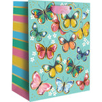 Colorful Butterfly Small Floral Tote By Jillson Roberts USA