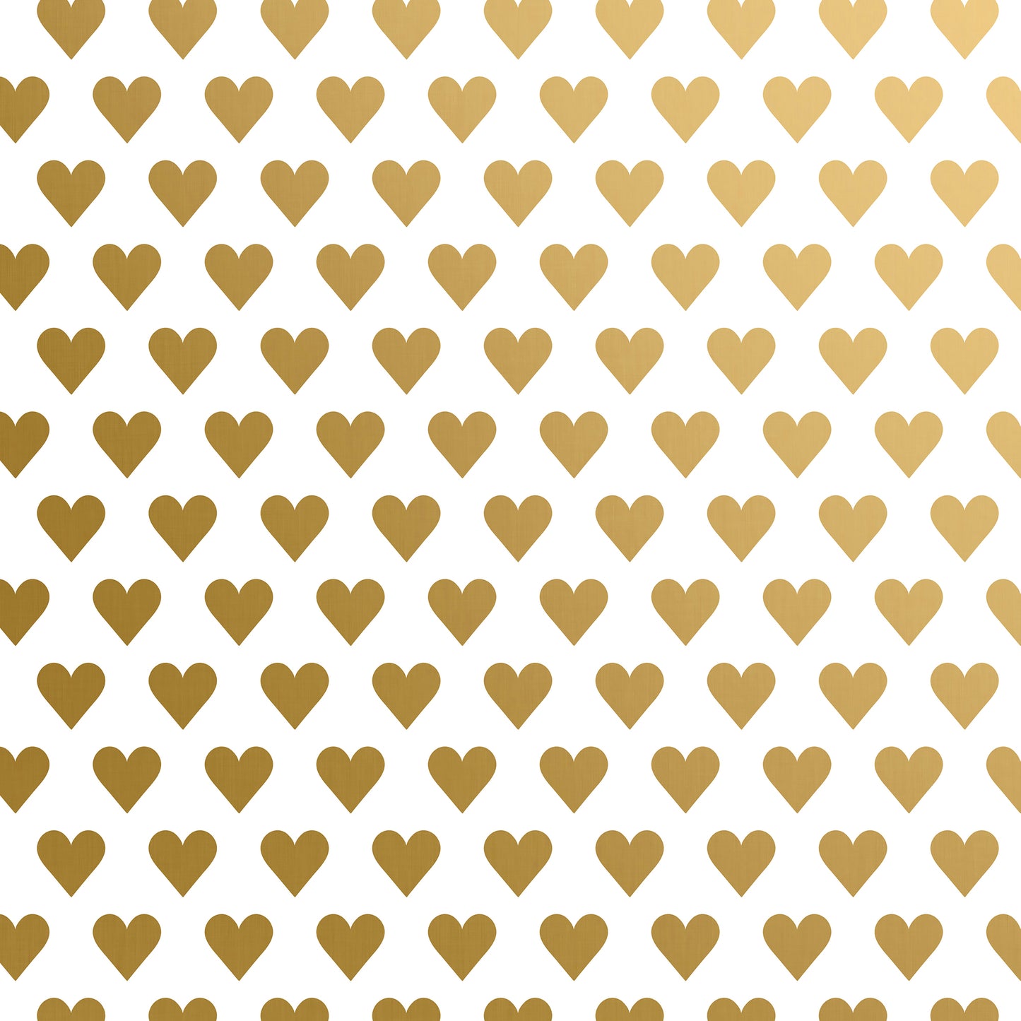 Golden Heart Valentines Gift Wrap