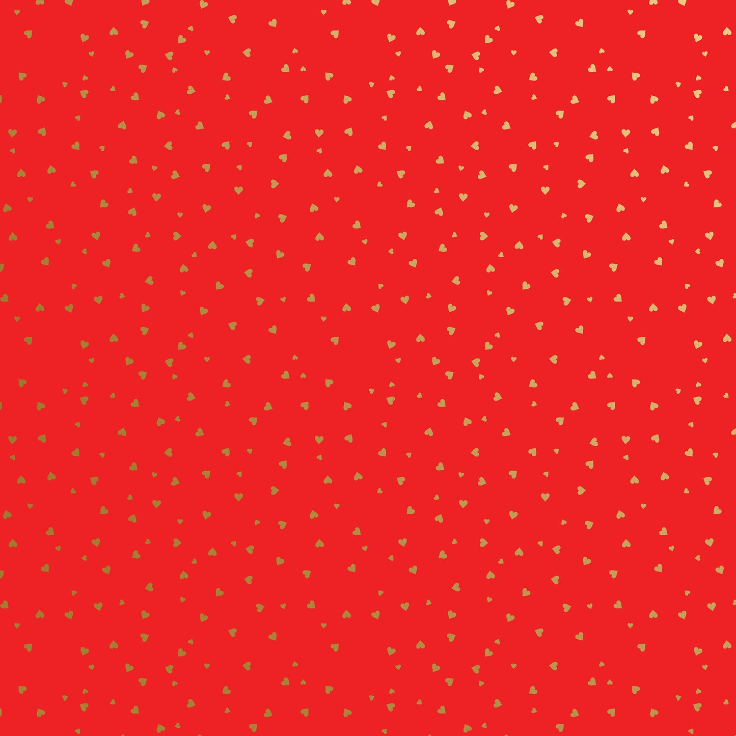 Jillson Roberts Gold Red Heart Valentine Gift Wrap