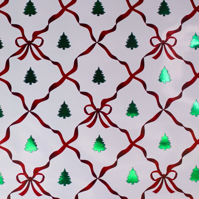 Bow Lattice Christmas Gift Wrap