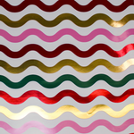 SULLIVAN'S CHRISTMAS WAVE PREMIER GIFT WRAP ROLLS USA.  GW 9503.