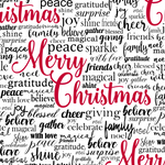 SULLIVAN PREMIER CHRISTMAS SAYINGS GIFT WRAP ROLLS  USA  GW 9512.