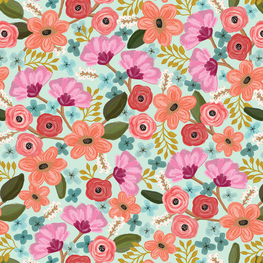 Floral Daisies Gift Wrapping Paper By Jillson Roberts USA