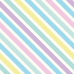 Soft Color Pastel Stripe Baby Gift Wrapping Paper By Jillson Roberts USA.