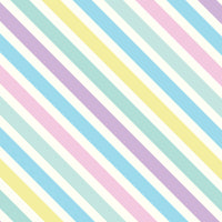 Soft Color Pastel Stripe Baby Gift Wrapping Paper By Jillson Roberts USA.