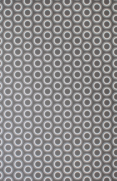 PREMIUM GRAY & WHITE DOTS GIFT WRAP ROLL BY SULLIVAN PAPERS USA GW 8334.