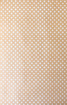 RECYCLED BROWN WHITE DOTS KRAFT GIFT WRAP PAPER BY SULLIVAN USA GW 8509.