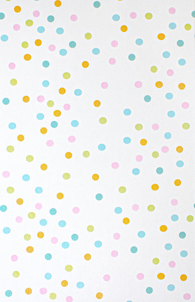 DESIGNER MULTI COLOR DOTS GIFT WRAP ROLL BY SULLIVAN PAPERS USA GW 8954.