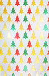 PREMIUM METALIZED CHRISTMAS TREES WITH WHITE BACKGROUND  GW 9286