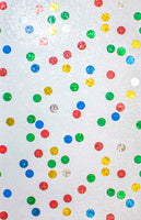 Premium Multi Colored Dots Gift Wrapping Paper