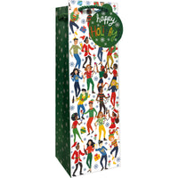 Holiday party Christmas Wine Bottle Bag