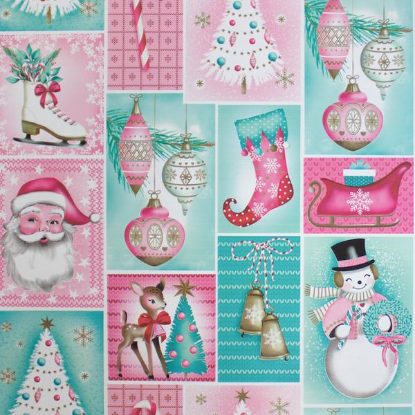 SULLIVAN PAPERS CHRISTMAS TOILE GIFT WRAP ROLLS  GW 9455
