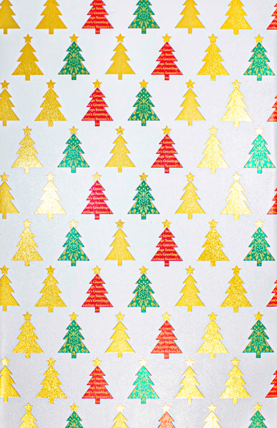 METALIZED MULTI COLOR TREES WRAP MADE BY SULLIVAN USA GW  9286