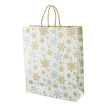 EMBOSSED SNOW DAYS ITALIAN HOLIDAY SHOPPERS  12X4X15